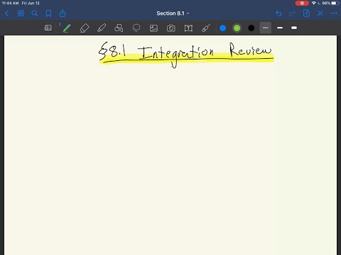 MATH 142-8.1 Integration Review