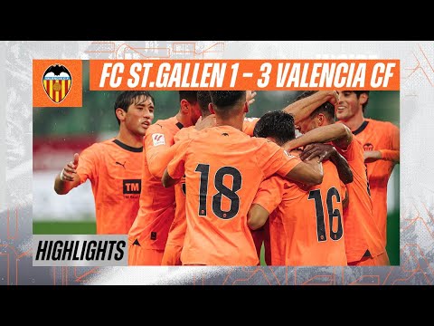 FC ST. GALLEN 1-3 VALENCIA CF | MATCH HIGHLIGHTS PRESEASON 2023-24