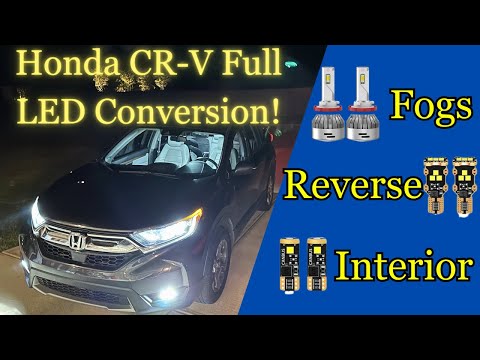 HONDA CRV LED LIGHTS CONVERSION | SUPER BRIGHT