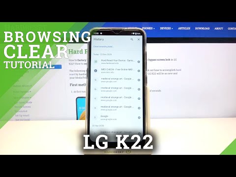 How to Clear Browsing Data in LG K22 – Erase Browser History