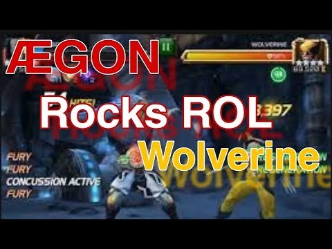 How to use ÆGON | AEgon Destroys ROL Wolverine | Marvel Contest of Champions