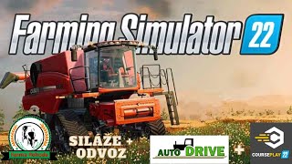 📝 4.tutorial Autodrive + CoursePlay FS22 🔁 siláže+odvoz 🔁 (AD+CP) Farma Pohoda FS