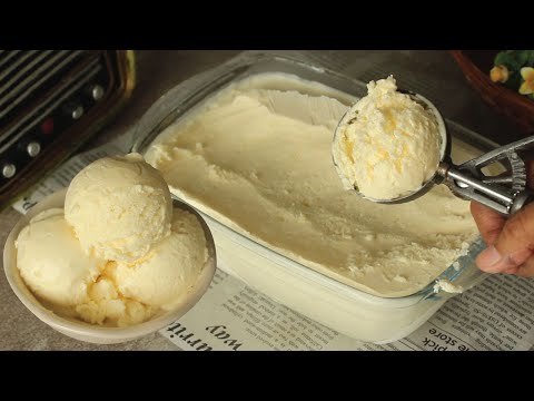 Easy Vanilla Ice Cream for Family😍 Recipe By Chef Hafsa