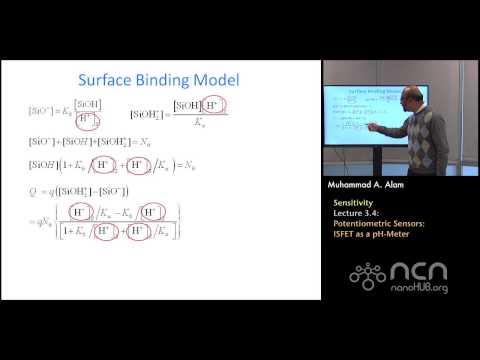 nanoHUB-U Nanobiosensors L3.4: Sensitivity - Potentiometric Sensors - ISFET as a pH-Meter