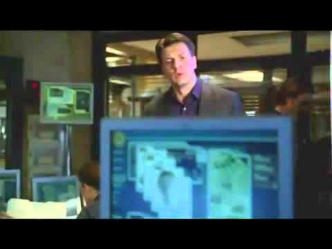 Castle 2x17 - He, um, touches things....