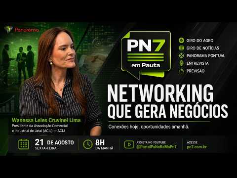 AO VIVO | Networking e novos negócios em Jataí | PN7 em Pauta