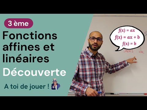 Fonctions affines et linéaires