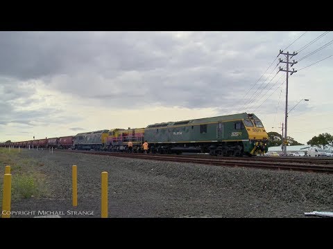7748V SSR Grain Train With RL & 49 Class Diesel Locomotives (2/5/2019) - PoathTV Australian Railways