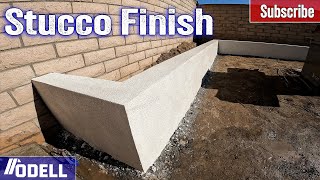 How to Smooth Finish Stucco work EASY