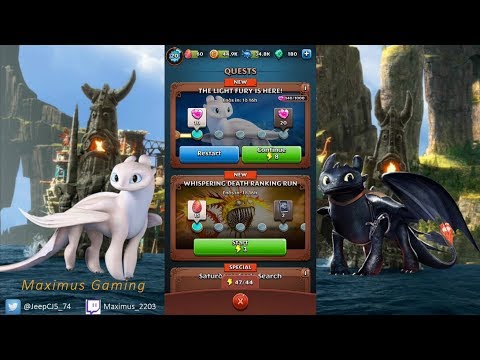 LIGHT FURY EVENT IS ON! (Dragons: Titan Uprising)