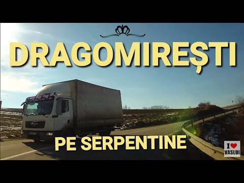 Serpentine BLESCA - DRAGOMIRESTI pe drumul national 2F Vaslui spre Bacau video 2023