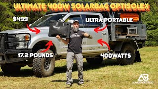 Killer 400W Solar Blanket- Light, Portable, Efficient, Affordable | Best Solar Panel for Car Camping