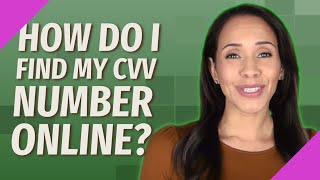 How do I find my CVV number online?