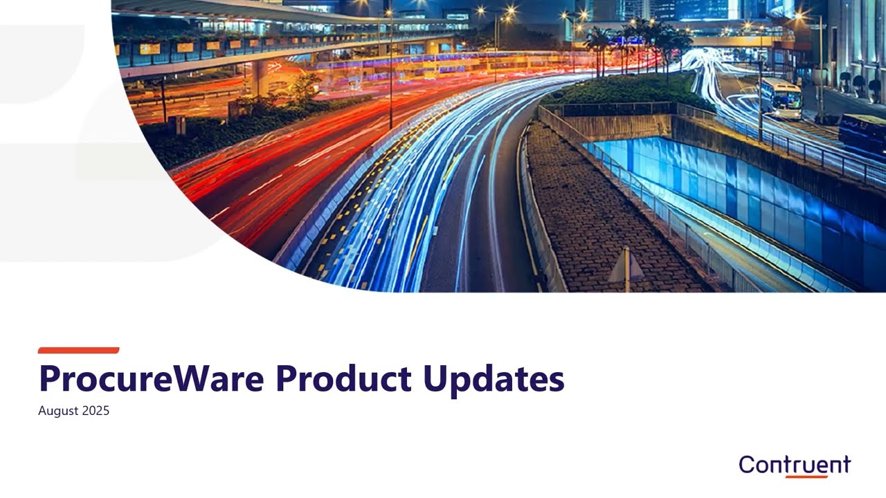 ProcureWare by Contruent Webinar