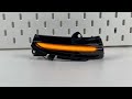 LED dynamické smerovky - oranžové Ford Mondeo (2012->) - Video Youtube