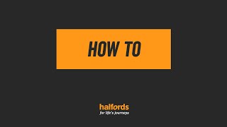 How to fit a Halfords 2 Bike Rear Mounted Bike Rack