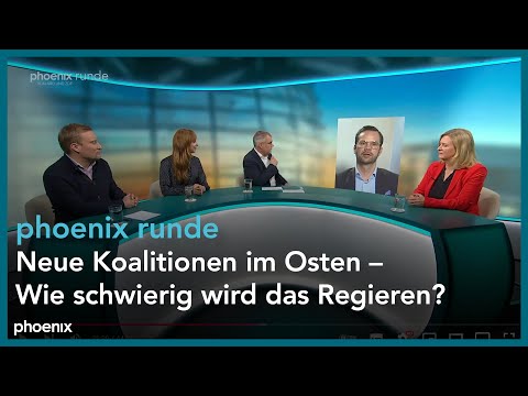 phoenix runde: Neue Koalitionen im Osten – Wie schwierig wird das Regieren?