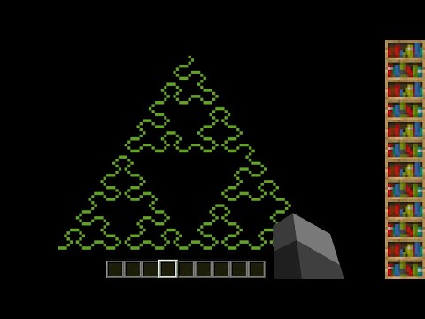Datapack Teaser - Sierpinski's Arrowhead in Minecraft