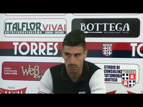 Sala stampa Torres - Cuoiopelli 1-1. Le parole di Lio Spinola.