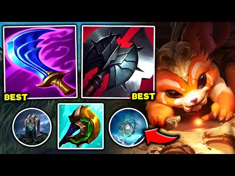 GNAR TOP NOW 100% SHREDS ENEMIES LIKE BUTTER (USE THIS BUILD) - S12 Gnar TOP Gameplay Guide