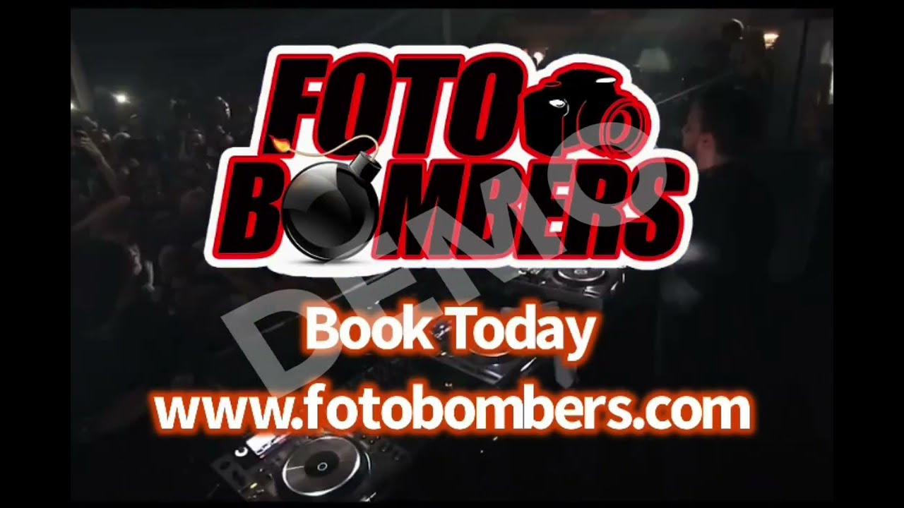 Promotional video thumbnail 3 for FotoBombers Photo Booth Rentals
