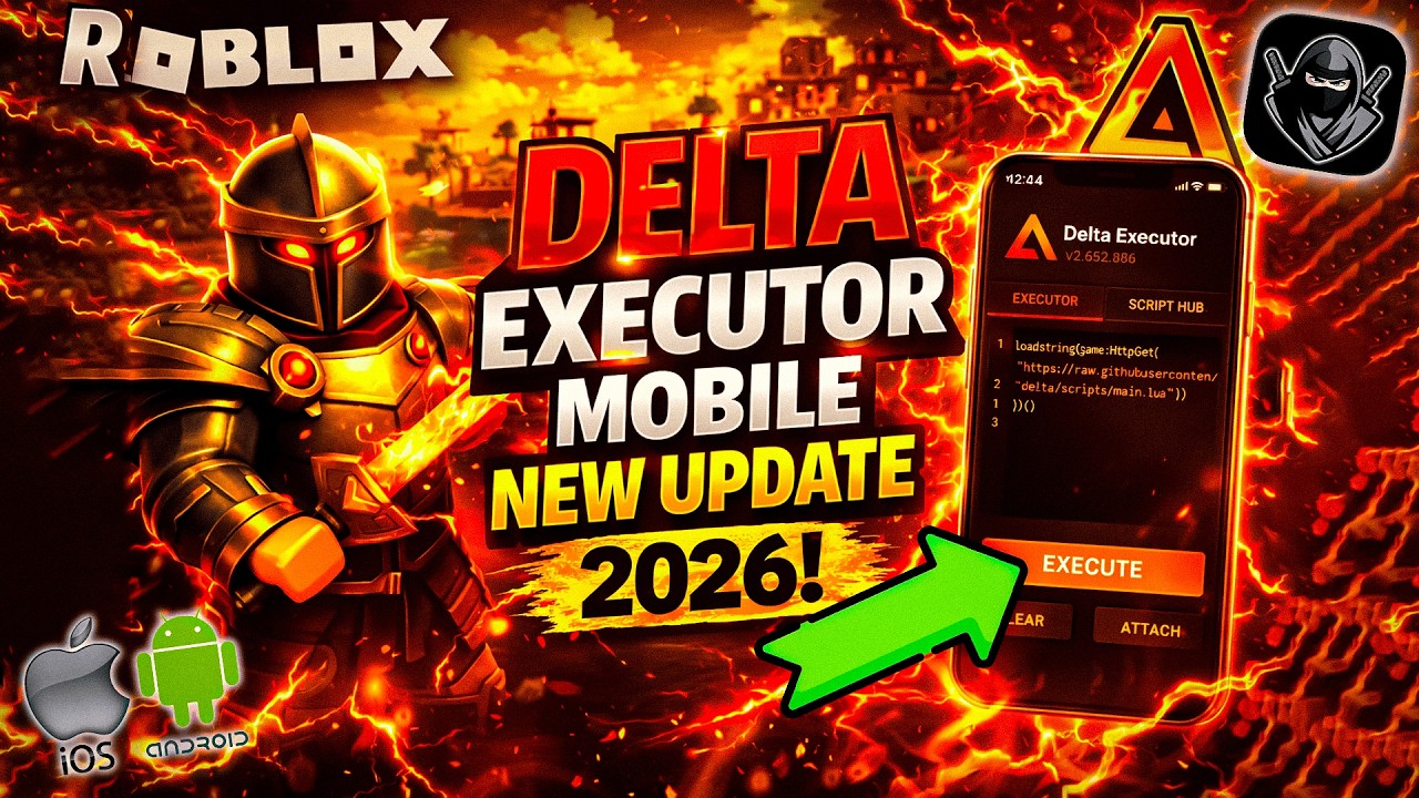 Delta Executor Mobile New Update – How To Download Delta Executor on iOS & Android NO KEY 2026
