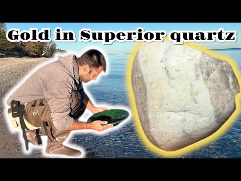Crushing Beach Quartz for GOLD!