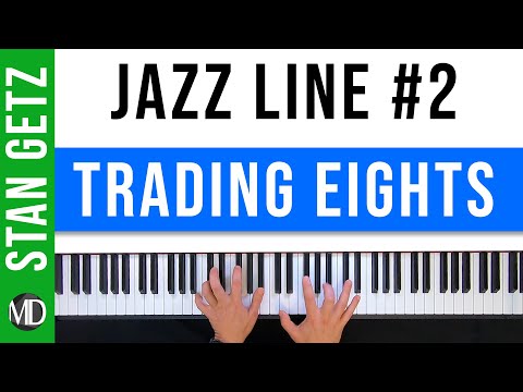 Jazz Lines You Should Know No.2 (Trading Eights - Developing Stan Getz) Jazz Tutorial