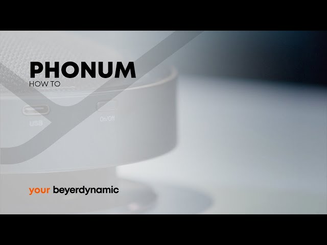 Video Teaser für beyerdynamic | Phonum - How To