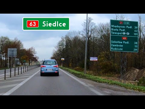 DK63 / DK2 Siedlce (obwodnica + miasto) ●2022●
