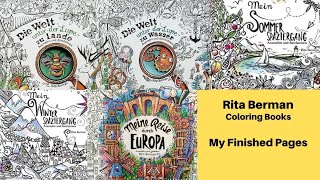 Rita Berman: My Completed Coloring Book Pages