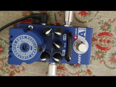 Демонстрация звучания предусилителя для бас-гитары AMT A-Bass