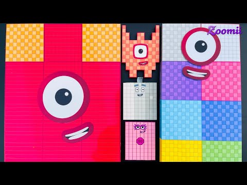 Looking for Numberblocks Puzzle Tetris NEW 1200vs1K Space ASMR Numberblocks Satisfying Video #87