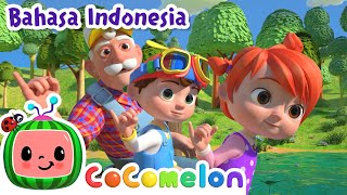Download lagu 🐟5 Ikan Kutangkap Hidup-Hidup🐟 | CoComelon Bahasa Indonesia - Lagu Anak Anak | Nursery Rhymes mp3
