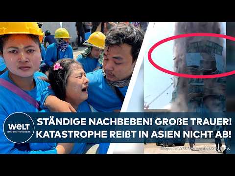 Video Thumbnail: ERDBEBEN: Katastrophen-Zustand nach Erdbeben in Myanmar und Thailand! Tausende Tote befürchtet