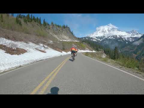 2023 05 27 Cycling on Mount Rainier Last Saturday  (4 minutes - a few highlights)