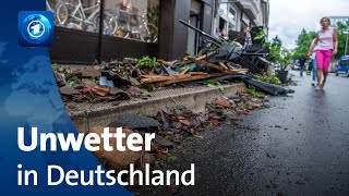 Sondersendung zu schweren Unwettern - Verletzte in Nordrhein-Westfalen