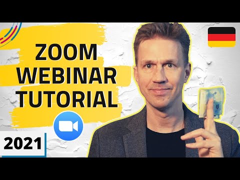 Zoom Webinar Tutorial 🥇 Alle Funktionen des Webinar Zusatzmoduls