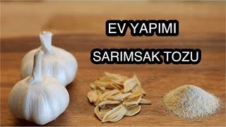 EV YAPIMI SARIMSAK TOZU