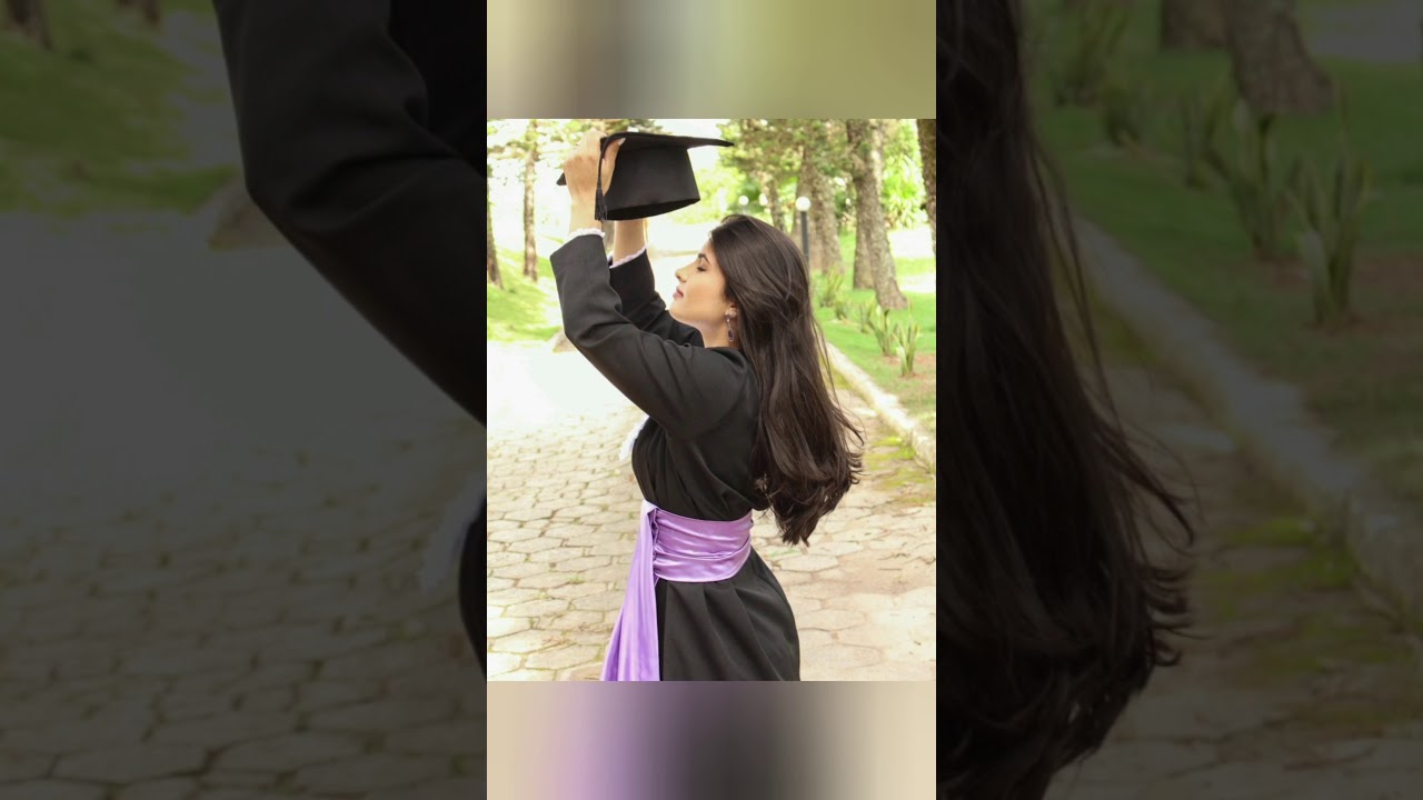 Ideias para fotos individuais de formatura
