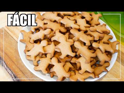 GALLETAS DE JENGIBRE 🍪😋 Fáciles y Rápidas de Hacer