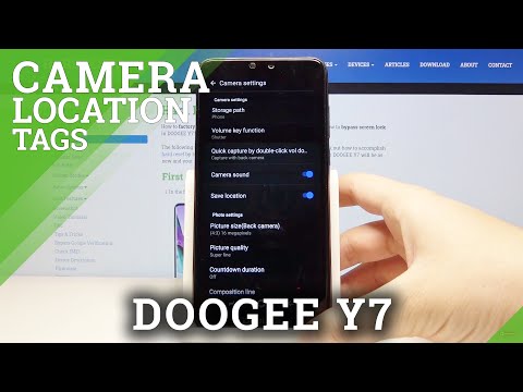 How to Activate Camera Location Tags in DOOGEE  Y7 – Enable Location Tags