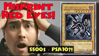 This 25 Year Old Misprint Red Eyes is Selling FOR 5000$?!