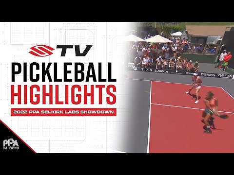 Jesse Irvine 2 Hand Backhand Pickleball Highlight - 2022 PPA Selkirk Labs Showdown Women's Doubles