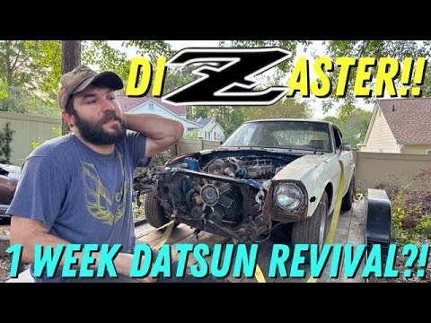 1972 Datsun 240z Revival in a week?! Episode 1: Datsun Disaster!?