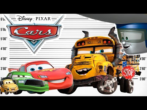 Cars Size Comparison | Biggest Characters of Cars cartoon | Satisfying Video