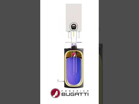 Миниатюра изображения товара Бойлер косвенного нагрева Federica Bugatti Inox LH100 (черный)