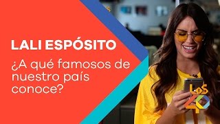 ¿Sabe Lali Espósito quiénes son las caras más conocidas de nuestro país?