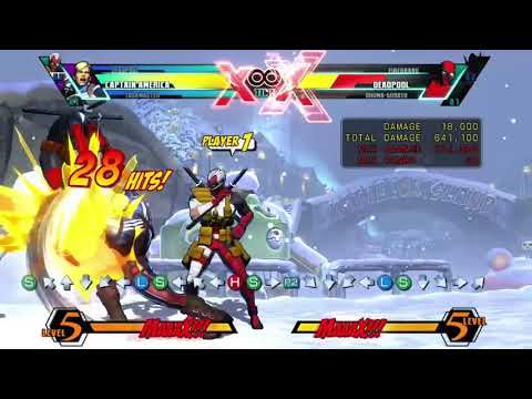 Mercenary Justice 73 - Captain America DLCS Combo with Deadpool and Taskmaster Assists