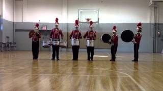 Crimson Kings Drum line: Street Beat and Buckley